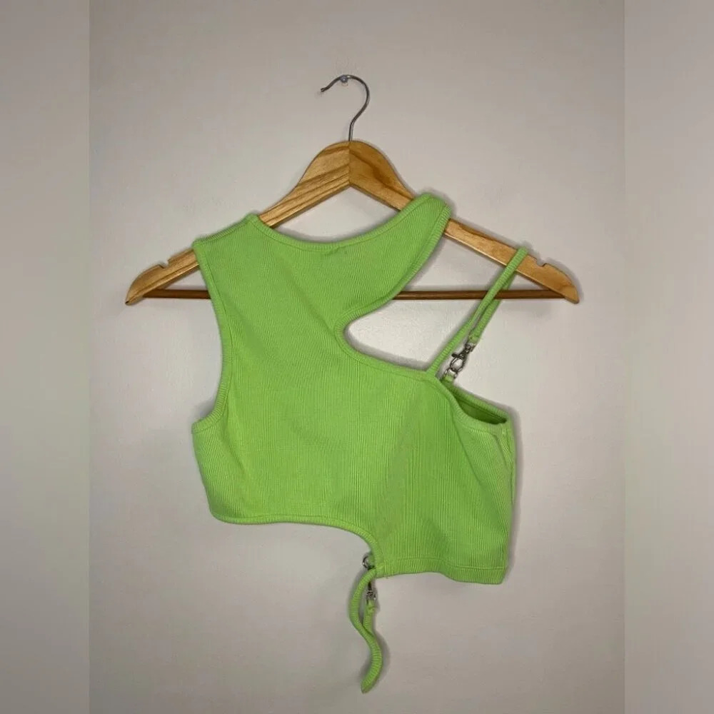 The Ragged Priest Cut Out Ribbed Crop Tank - Picture 4 of 7